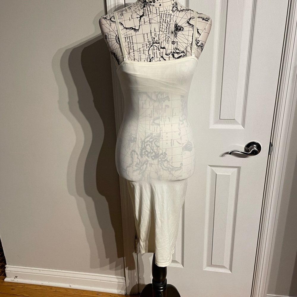 Vintage y2k Second skin Sculpt Full Slip Dress Nightgown Pajamas under seamless